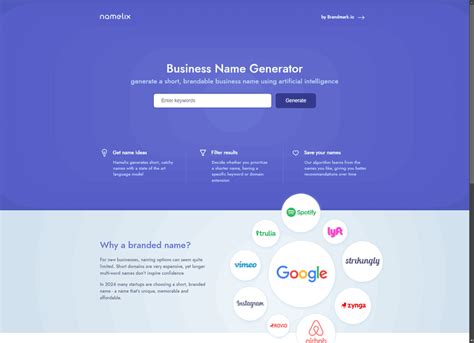 AI-Powered Business Name and Logo Creation