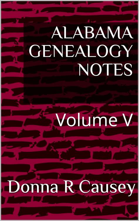 ALABAMA GENEALOGY NOTES Volume V Doc