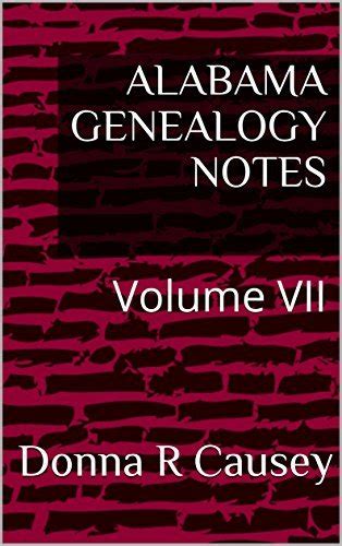 ALABAMA GENEALOGY NOTES Volume VIII Doc