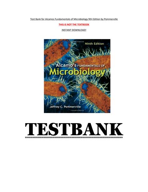 ALCAMO39S FUNDAMENTALS OF MICROBIOLOGY 9TH EDITION TEST BANK Ebook Doc