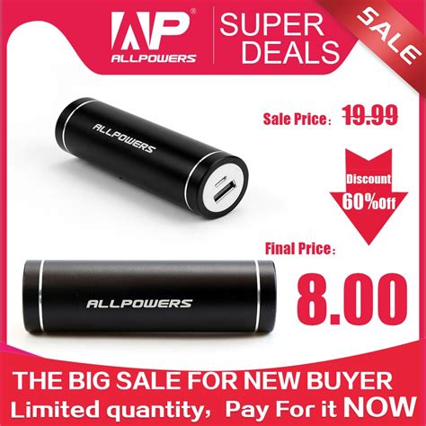 ALLPOWERS 5400mAh Portable Charger External Doc