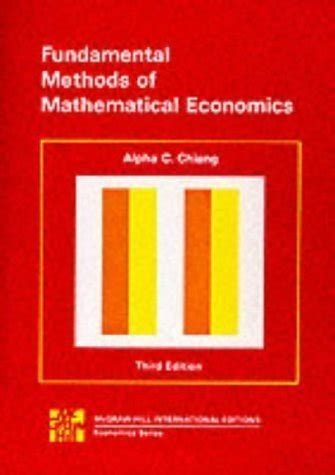 ALPHA C CHIANG MATHEMATICAL ECONOMICS SOLUTION MANUAL Ebook PDF