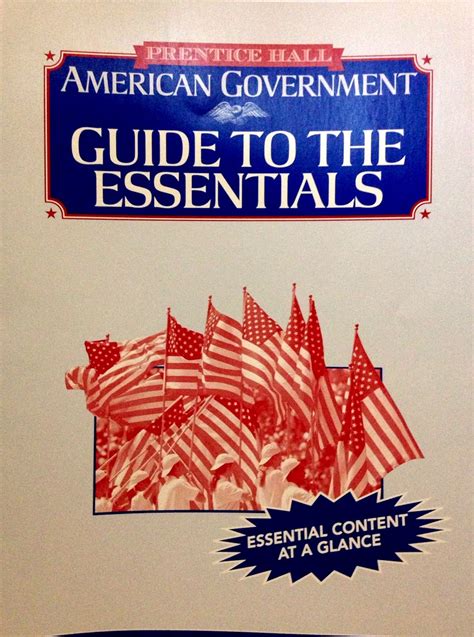 AMERICAN GOVERNMENT GUIDE TO THE ESSENTIALS ANSWERS Ebook Doc