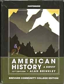 AMERICAN HISTORY BRINKLEY 13TH EDITION Ebook Kindle Editon