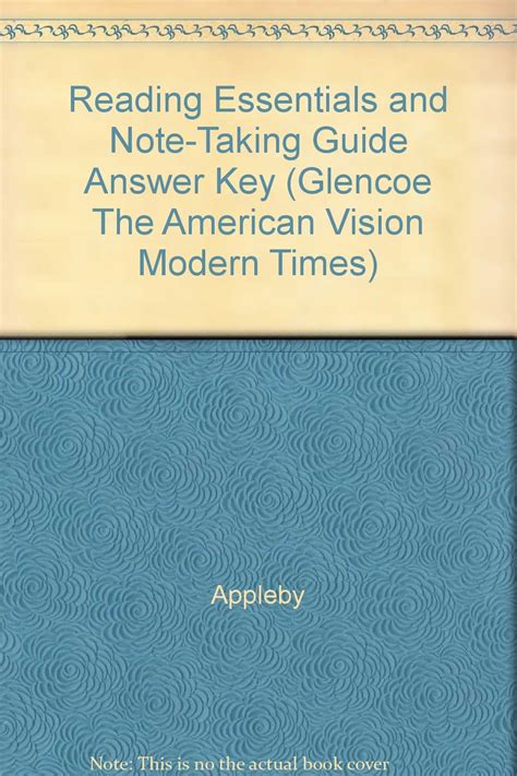 AMERICAN VISION MODERN TIMES WORKBOOK ANSWER KEY Ebook Epub