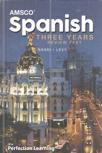 AMSCO IN SPANISH THREE YEARS ANSWER KEY Ebook Kindle Editon