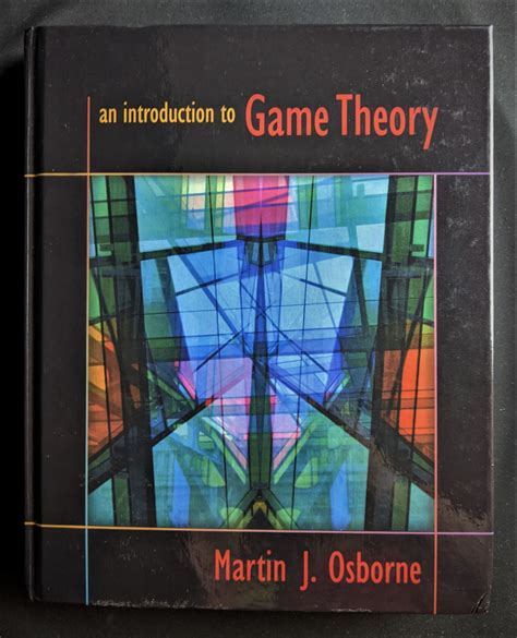 AN INTRODUCTION TO GAME THEORY OSBORNE FULL SOLUTIONS Ebook Doc