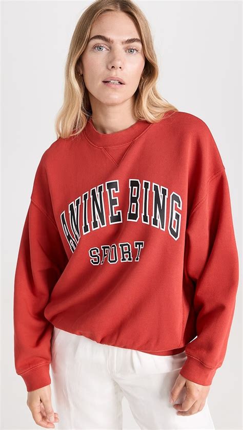 ANINE BING JAC‍I SWEATSHIRT: Comfortable, Stylish, and Versatile