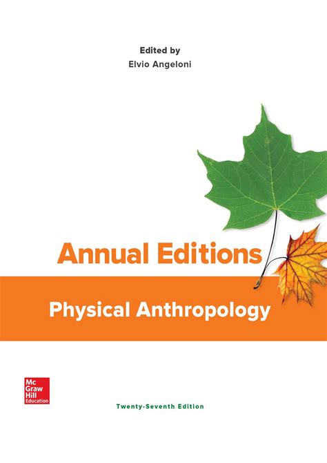 ANNUAL EDITIONS PHYSICAL ANTHROPOLOGY ARTICLES Ebook Epub