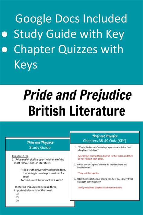 ANSWER KEY FOR BRITISH LITERATURE UNIT 5 Ebook Kindle Editon