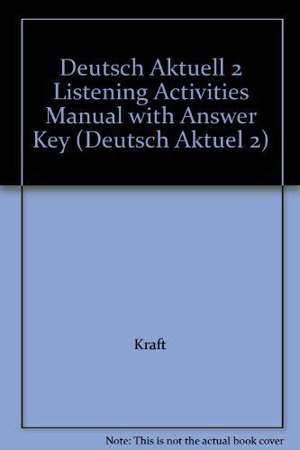 ANSWER KEY FOR DEUTSCH AKTUELL 2 WORKBOOK Ebook Kindle Editon