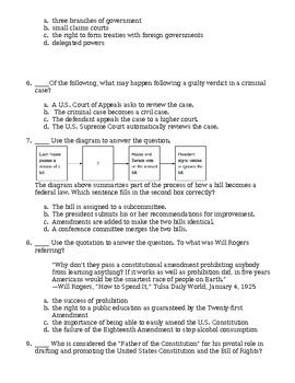 ANSWER KEY FOR THE LEARNING ODYSSEY CIVICS Ebook Kindle Editon