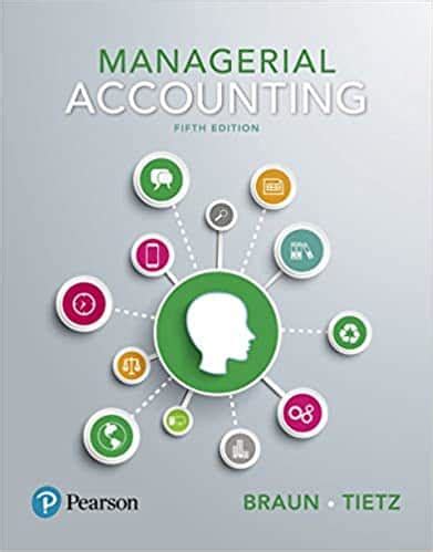 ANSWER KEY TO MANAGERIAL ACCOUNTING 5TH EDITION Ebook PDF