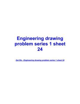 ANSWERS ENGINEERING DRAWING PROBLEM SERIES 1 Ebook Reader