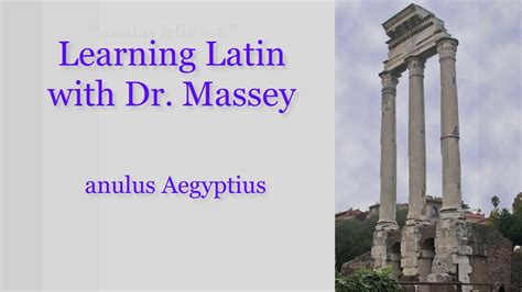 ANULUS AEGYPTIUS LATIN TRANSLATION CAMBRIDGE Ebook Doc