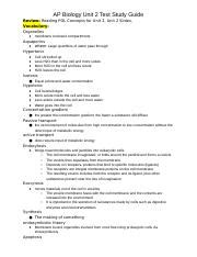 AP Bio Unit 2 Practice Test: A Comprehensive Guide to Prepare for Success