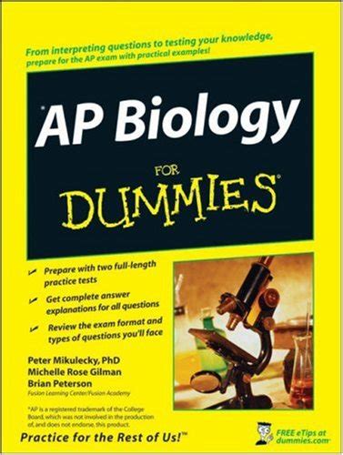 AP Biology For Dummies (For Dummies (Math & Science)) Epub