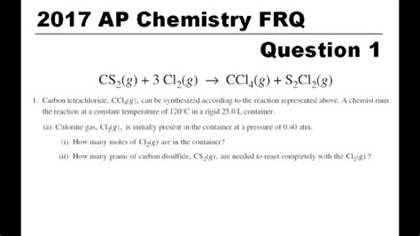 AP Chem 2024 FRQ Answers