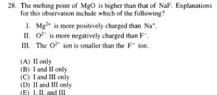 AP Chem Unit 1 Hard Practice MCQ