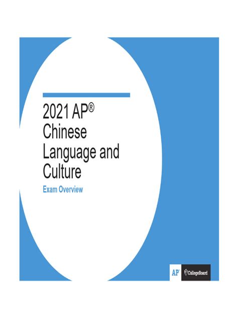 AP Chinese Exam: Mastering the Language and Culture