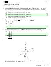 AP Classroom 2.5 - 2.6: AP Precalculus
