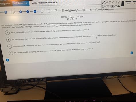 AP Classroom Unit 7 Progress Check MCQ Answers