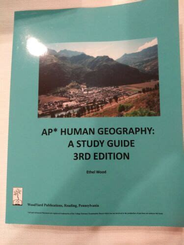 AP Human Geography A Study Guide 3rd edition Reader