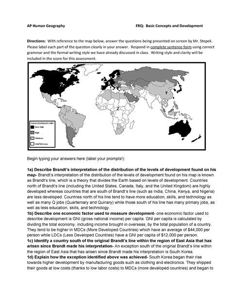 AP Human Geography FRQ 2024: A Comprehensive Guide to Decode the Exam