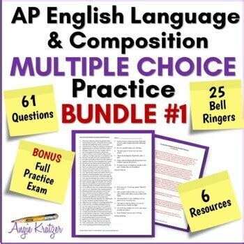AP Language Multiple Choice Practice: Mastering the Exam with Precision