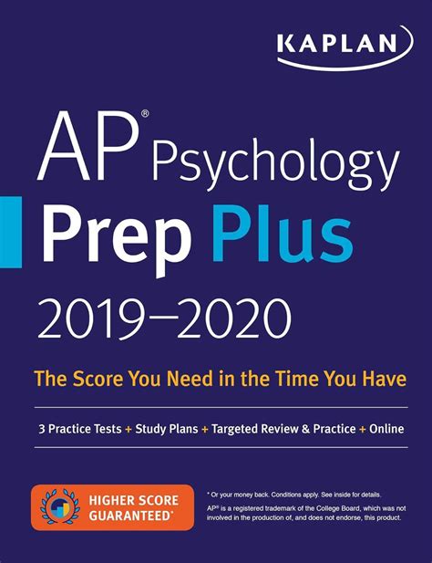AP Psychology Prep Plus 2019-2020 3 Practice Tests Study Plans Targeted Review and Practice Online Kaplan Test Prep PDF