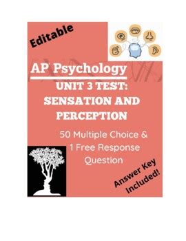 AP Psychology Unit 3 Review: Sensation and Perception