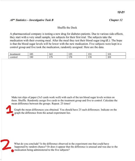 AP STATISTICS INVESTIGATIVE TASK CHAPTER 18 ANSWERS Ebook Doc