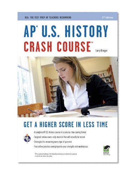 AP US History Crash Course REA The Test Prep AP Teachers Recommend 2nd second edition