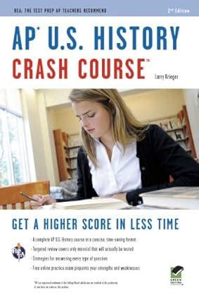 AP US History Crash Course REA The Test Prep AP Teachers Recommend 2nd second edition