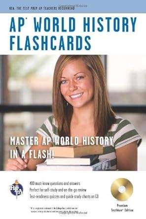 AP World History Premium Edition Flashcard Book Advanced Placement AP Test Preparation Kindle Editon