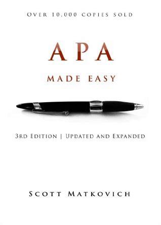 APA Made Easy Revised and Updated for the APA 6th Edition Epub