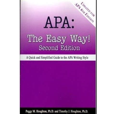 APA The Easy Way Updated for APA 2nd second edition Doc