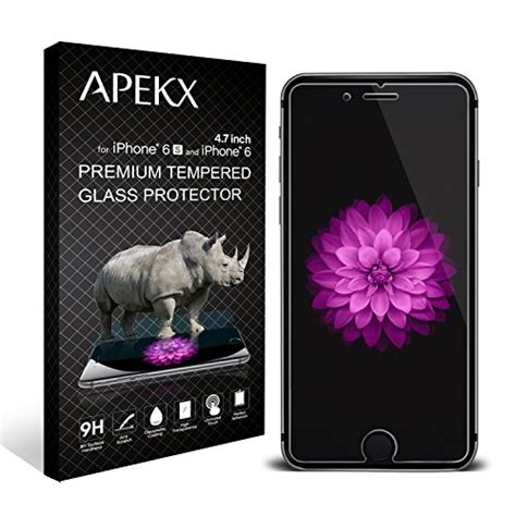 APEKX iPhone Tempered Protector compatible Reader