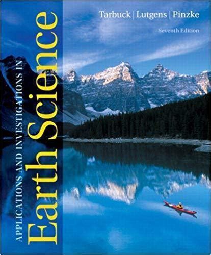 APPLICATIONS AND INVESTIGATIONS IN EARTH SCIENCE 7TH EDITION ANSWER KEY Ebook PDF