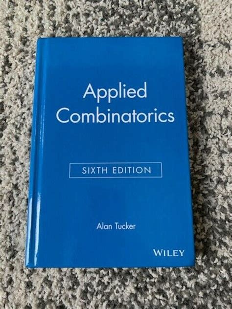 APPLIED COMBINATORICS ALAN TUCKER 6TH EDITION SOLUTIONS Ebook Epub
