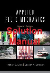 APPLIED FLUID MECHANICS 6TH EDITION SOLUTION MANUAL Ebook Doc