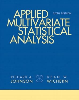 APPLIED MULTIVARIATE STATISTICS JOHNSON SOLUTION MANUAL Ebook Doc