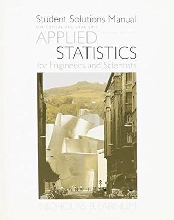 APPLIED STATISTICS DEVORE 2ND EDITION SOLUTION MANUEL Ebook Kindle Editon