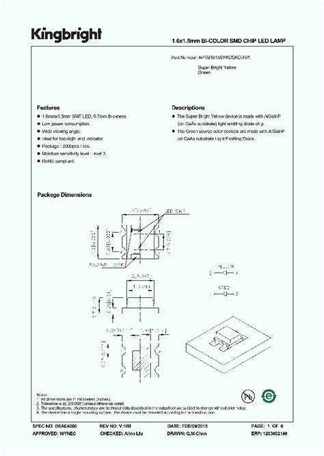 APTB1615SYKCGKC-F01: The Ultimate Guide