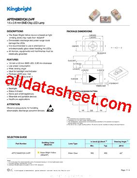 APTD1608SYCK/J3-PF