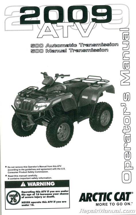 ARCTIC CAT 500 ATV OWNERS MANUAL Ebook Epub