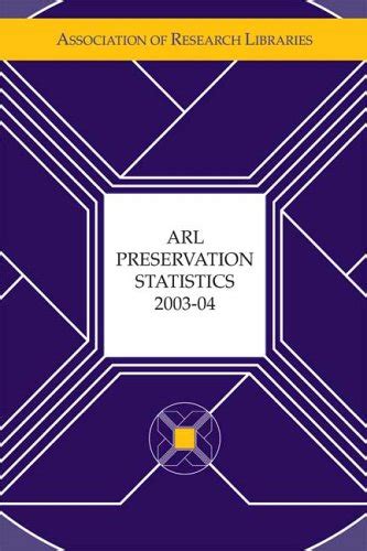 ARL Preservation Statistics 2003–04 Doc