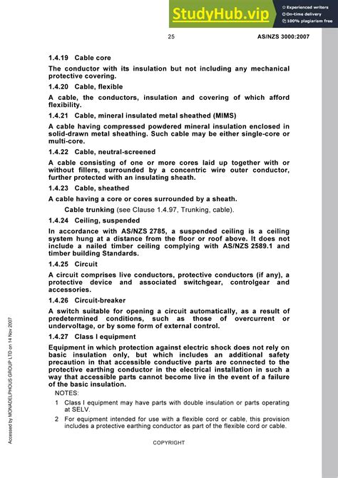 AS/NZS 3000:2007 Wiring Rules - Techstreet Ebook PDF