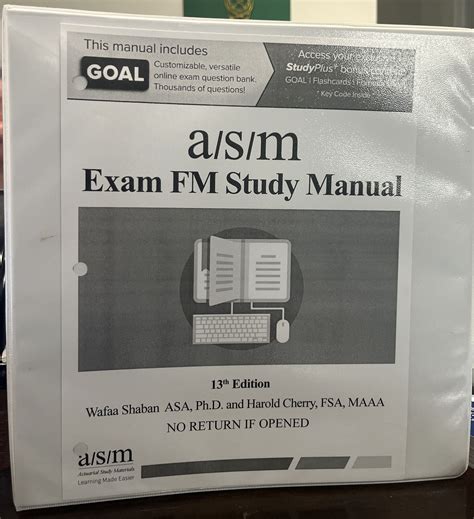 ASM EXAM C STUDY MANUAL Ebook Reader