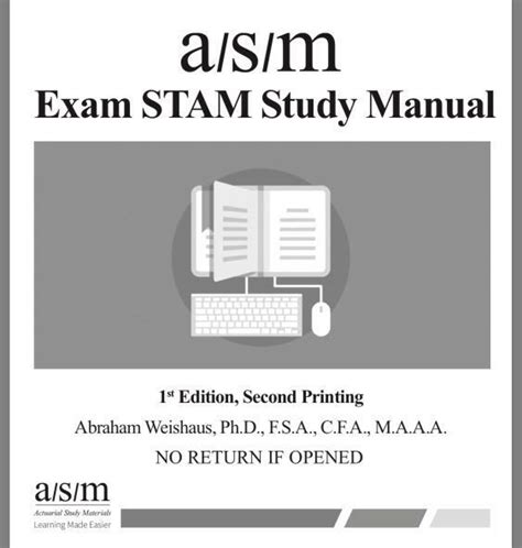 ASM STUDY MANUAL FOR EXAM P EXAM 1 16TH EDITION Ebook Reader